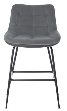 Полубарный стул B-140-1 серый